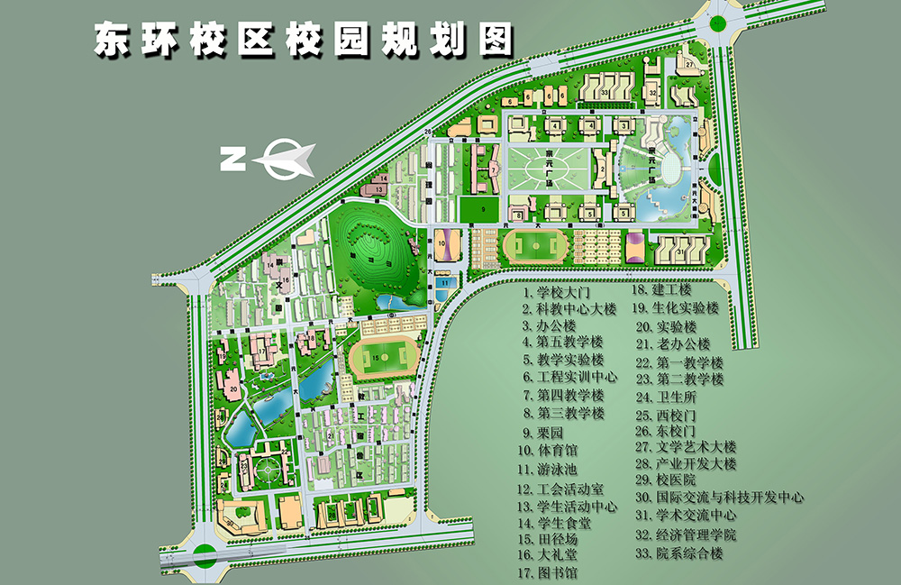 广西科技师范学院地图图片