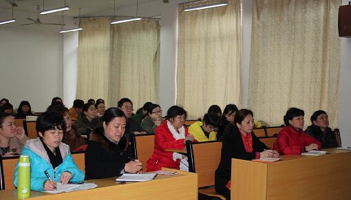 参加培训会的老师